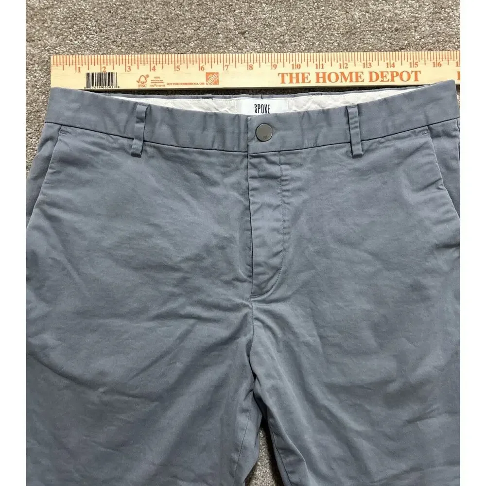 Spoke Men’s 33 BUILD B Casual Regular‎ Fit Shorts Gray￼